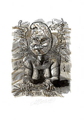 Верхоланцев Михаил Михайлович. Подборка из восьми книжных знаков